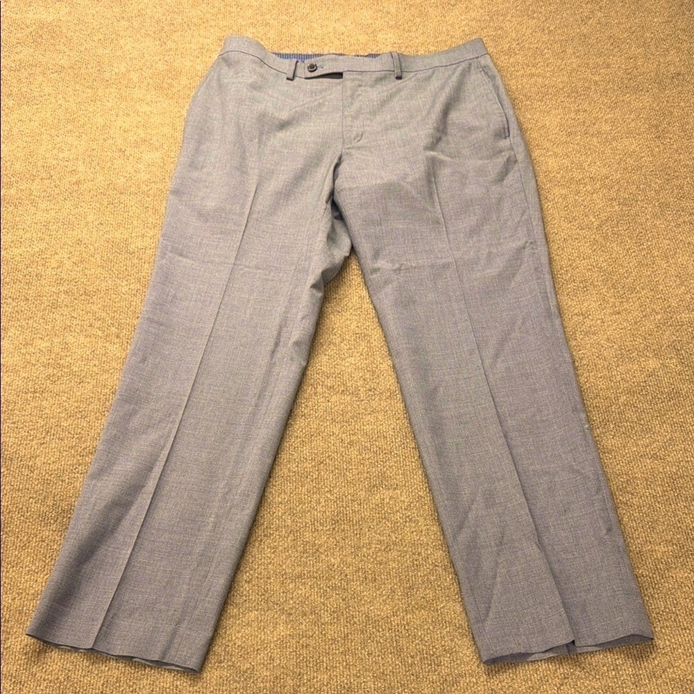 Lauren Ralph Lauren Men's Dress Pants Sz 34x30 Gray High Performance Wool Blend